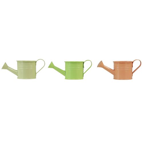 Artikel Decoratieve gieter plantenbak metaalkleurig 16,5x7cm 8 st