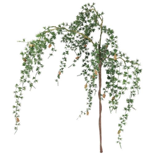 Artikel Decoratieve plantenslinger lariks tak kunstgroen 130cm