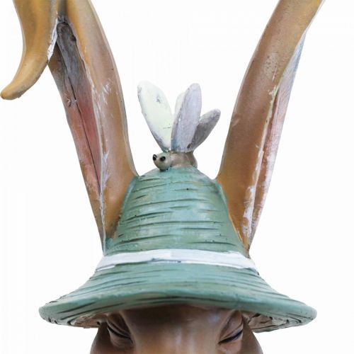 Floristik24 Deco konijn konijn buste decoratiefiguur konijnenkop 18cm