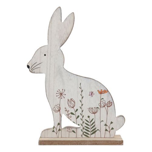 Artikel Decoratief konijntje zittend houten konijntje Paashaas hout 26×19,5cm