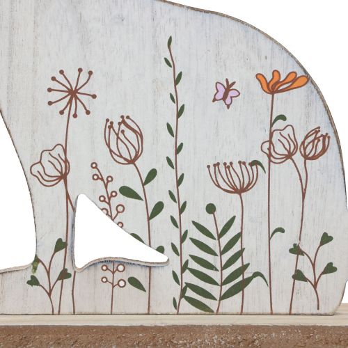 Artikel Decoratief konijntje zittend houten konijntje Paashaas hout 26×19,5cm
