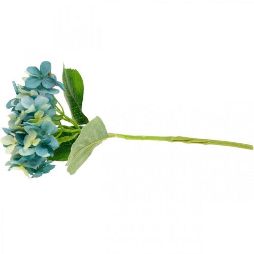 Artikel Decoratieve hortensia blauwe kunstbloem Kunsttuinbloem H35cm