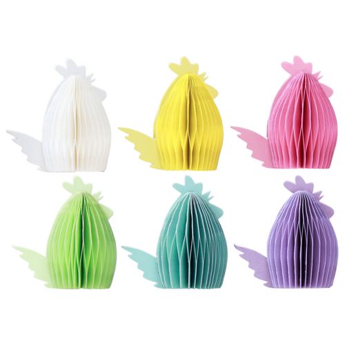Floristik24 Decoratieve kippen gemaakt van honingraatpapier 11×6m5×12cm 6st