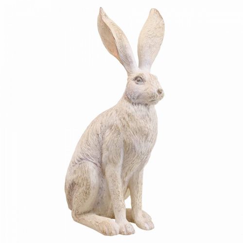 Floristik24 Deco konijn zittend deco figuren konijn paar H37cm 2st