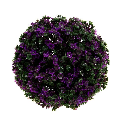 Artikel Decoratieve bol paars van bloemen kunstplant bol Ø15cm 1 stuk