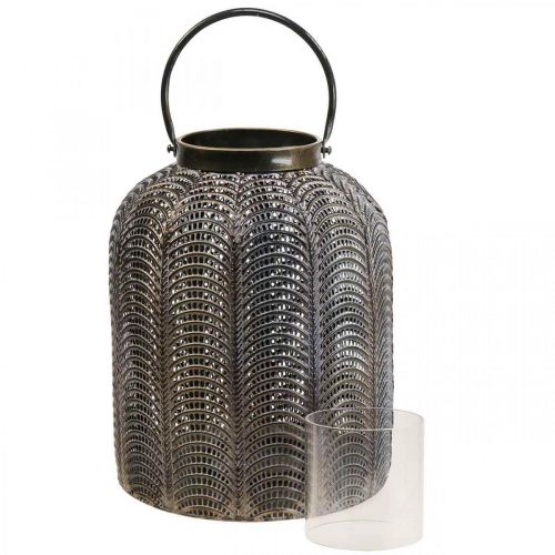 Artikel Decoratieve lantaarn lantaarn hangend metaal decoratie Ø25,5cm H43cm