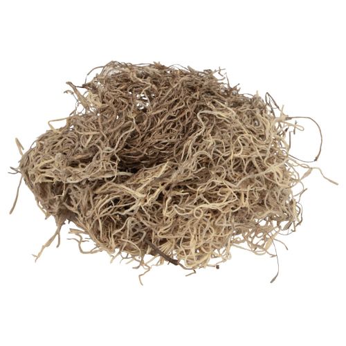 Decoratief mos gedroogd bosmos naturel bruin natuurlijke decoratie 300g
