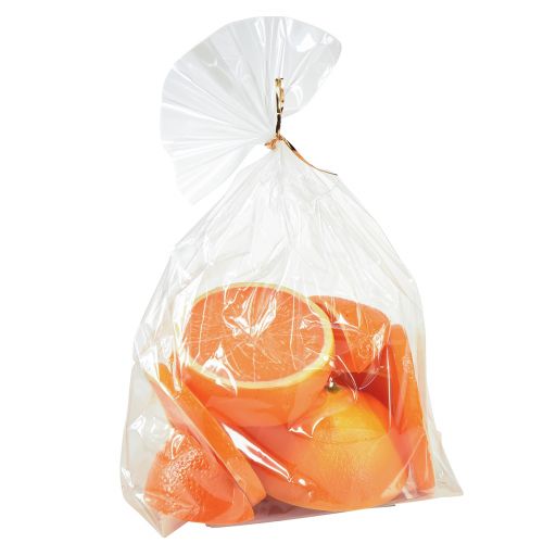 Artikel Decoratieve sinaasappels kunstfruit in stukjes 5–7cm 10 st