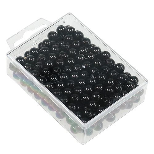 Artikel Decoratieve kralen Ø8mm zwart 250 st
