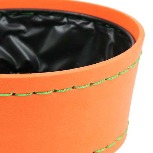Floristik24 Decoratieve schaal oranje Ø20cm H9cm, 1stuk
