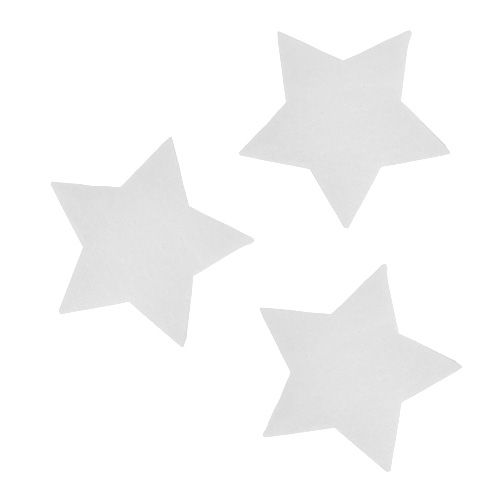 Artikel Decoratieve sterren wit 7cm 8st