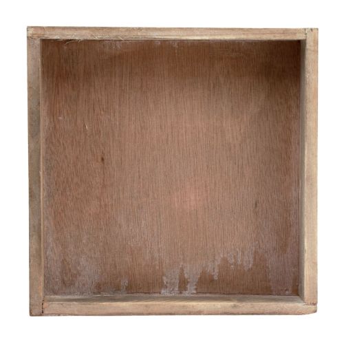 Artikel Decoratief dienblad vierkant houten dienblad naturel 20×20×3,5cm 2st