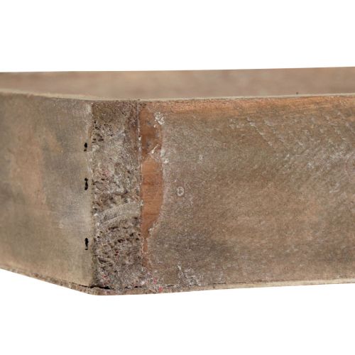 Artikel Decoratief dienblad vierkant houten dienblad naturel 20×20×3,5cm 2st