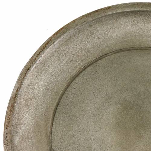 Floristik24 Decoratief bord hout champagne Ø32cm