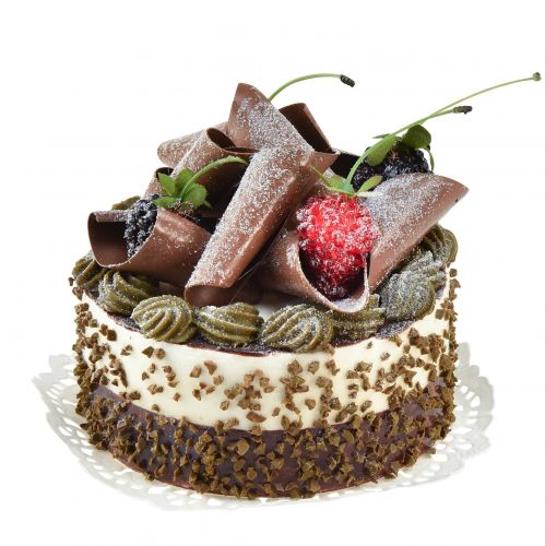 Decoratieve taart chocolade kunsttaart dummy Ø10cm