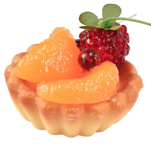 Floristik24 Decoratieve taartjes met fruitvoerdummies 6cm 4st