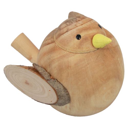Artikel Decoratieve vogels houten vogels tafeldecoratie lente naturel 7cm 3 st