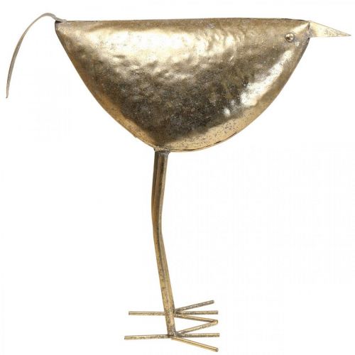 Floristik24 Deco vogel Decoratie figuur vogel goud metaal decoratie 46×16×39cm
