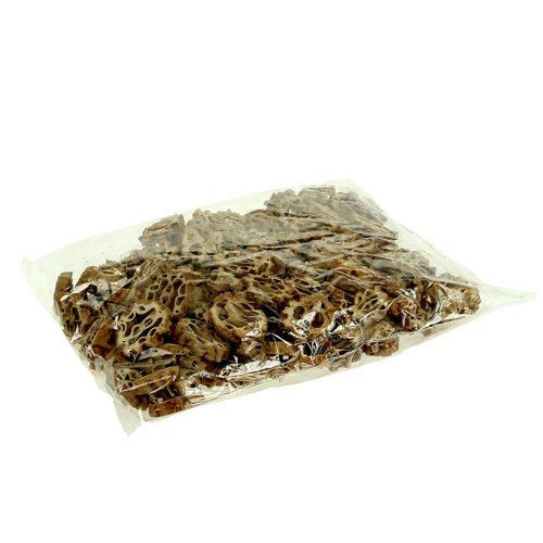 Floristik24 Notenplakken 2cm naturel 250g