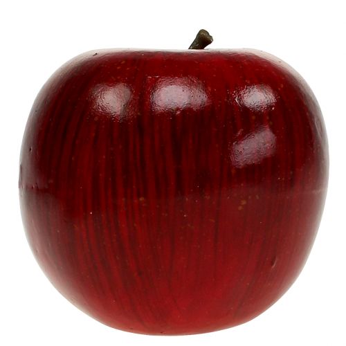 Decoratie appels rood, gelakt Ø8cm 6st