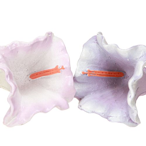 Artikel Sierhanger Bellflower paars wit Ø3,5cm H8cm 6st