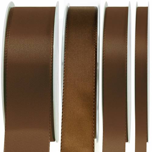 Cadeau- en decoratielint bruin 50m