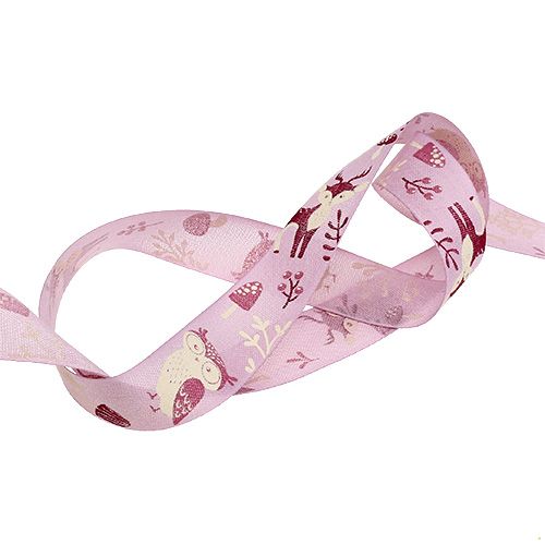 Floristik24 Sierband herfstmotief paars 25mm 18m