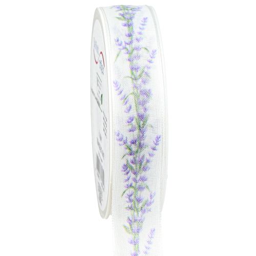 Floristik24 Decoratief lint lavendel zomers cadeaulint 25mm 18m