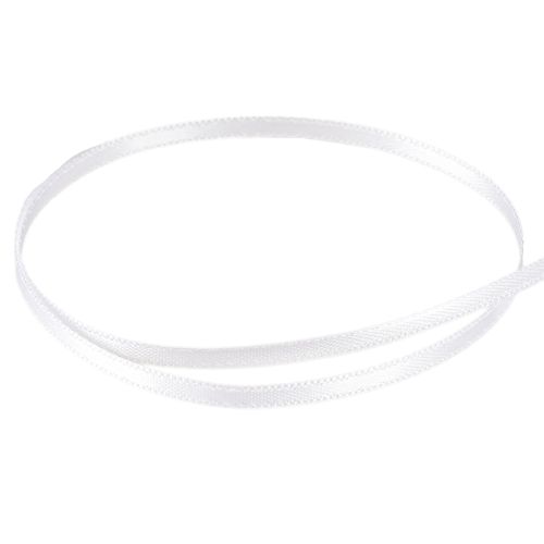 Artikel Decoratief lint satijnen lint wit dubbel satijnen lint 3mm 50m