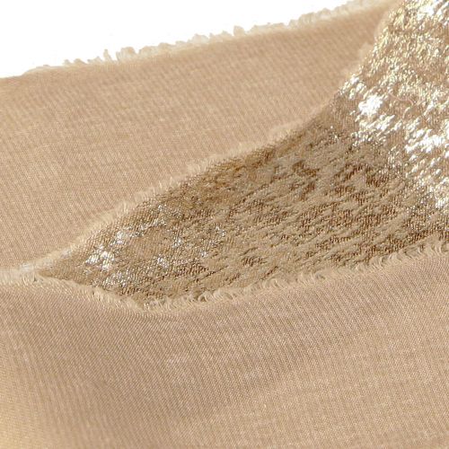 Floristik24 Decoratief lint decoratief lint beige goud B40mm L10m