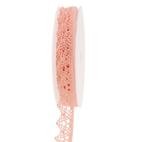 Decoratief lint kant 22mm 20m zalm