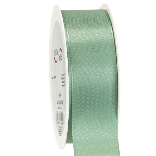 Decoratief lint taft lint cadeau lint groen salie 40mm 50m