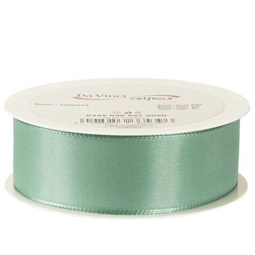 Artikel Decoratief lint taft lint cadeau lint groen salie 40mm 50m