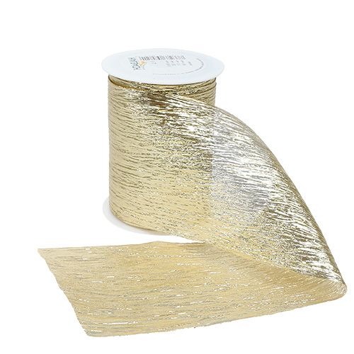 Floristik24 Decoratielint tafellint goud 10cm 8m