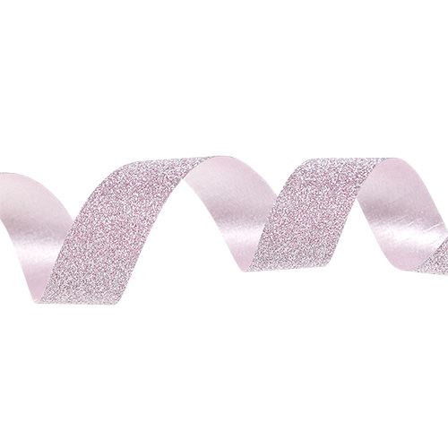 Artikel Decoratieve tape met mica pink 10mm 150m
