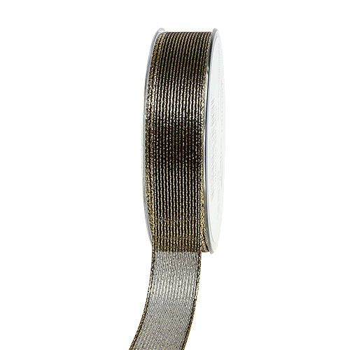 Artikel Decoratieve tape met lurexstrepen zwart 25 mm 20 m