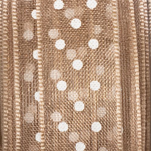 Artikel Cadeaulint met stippen voor stijlvolle bruiloftsdecoraties en creatieve verpakkingen, 1,5 cm breed, 20 m lang