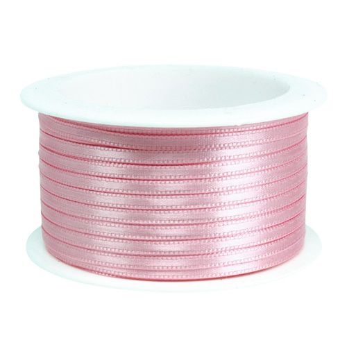 Artikel Cadeau- en decoratielint 3 mm x 50 m pastelroze