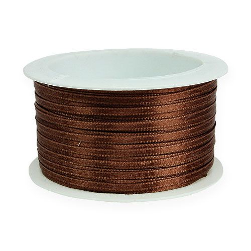 Artikel Cadeaulint satijnen lint decoratief lint bruin 3mm × 50m