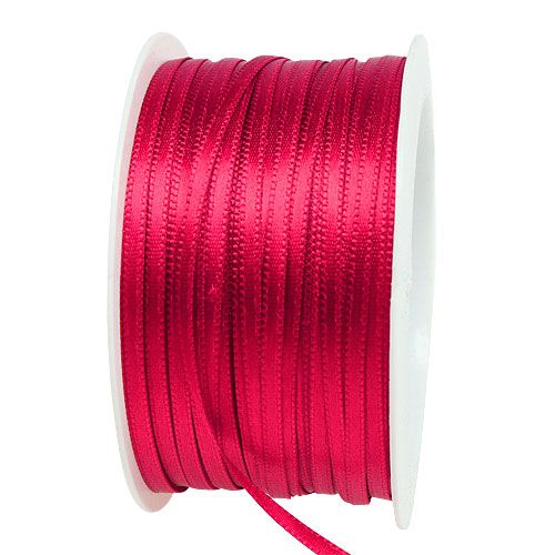 Floristik24 Cadeau- en decoratielint 3mm x 50m roze