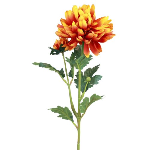 Floristik24 Kunstbloemen decoratie dahlia&#39;s kunstbloemen oranje 62cm