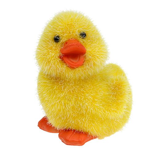 Floristik24 Decoratiefiguur eendjes 7,5cm geel 1st