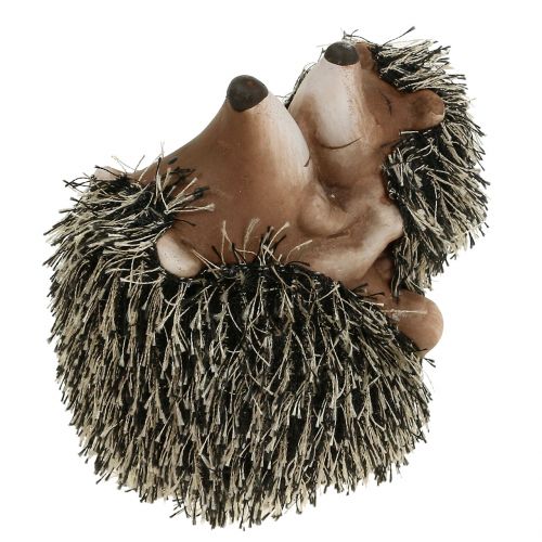 Floristik24 Decoratiefiguur egel met kind 11,5cm 2st