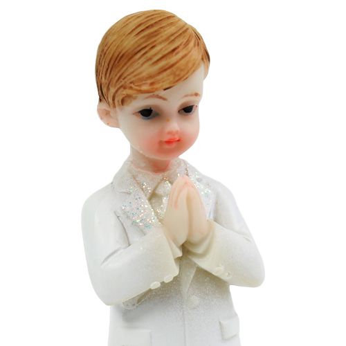 Floristik24 Decoratiefiguur voor communiejongen 8.5cm