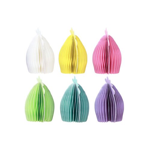 Artikel Decoratieve kippen gemaakt van honingraatpapier Pasen 11×6,5×12cm 6st