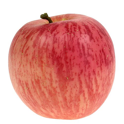 Floristik24 Decoratieve vruchten decoratieve appel rood-oranje Ø9cm 4st