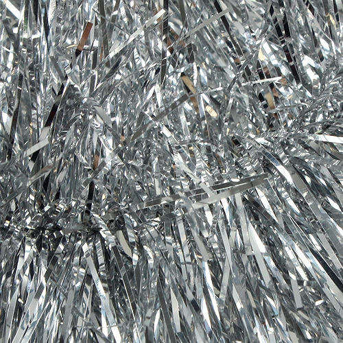 Floristik24 Tinsel guirlande zilver 2m