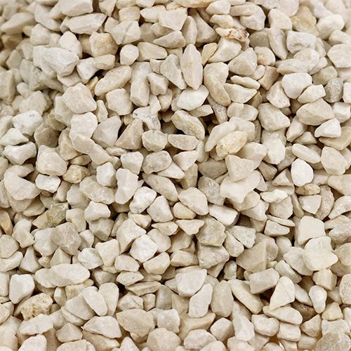Artikel Decoratief granulaat crème sierstenen 2mm - 3mm 2kg