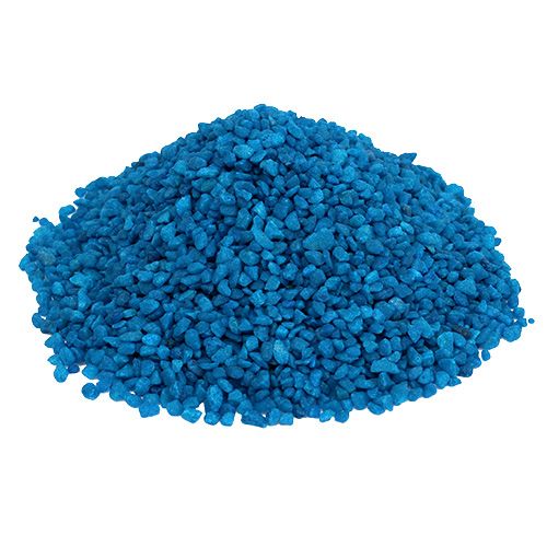 Floristik24 Decoratiekorrels donkerblauwe sierstenen 2mm - 3mm 2kg