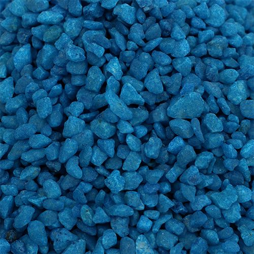 Floristik24 Decoratiekorrels donkerblauwe sierstenen 2mm - 3mm 2kg